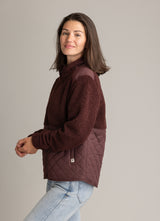 Women's Cori Full Zip Boucle Hybrid Jacket - LIV Outdoor