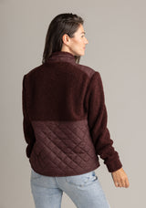 Women's Cori Full Zip Boucle Hybrid Jacket - LIV Outdoor