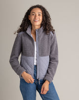 Women's Cori Full Zip Boucle Hybrid Jacket - LIV Outdoor