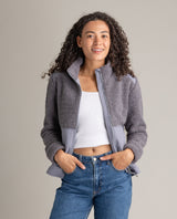Women's Cori Full Zip Boucle Hybrid Jacket - LIV Outdoor
