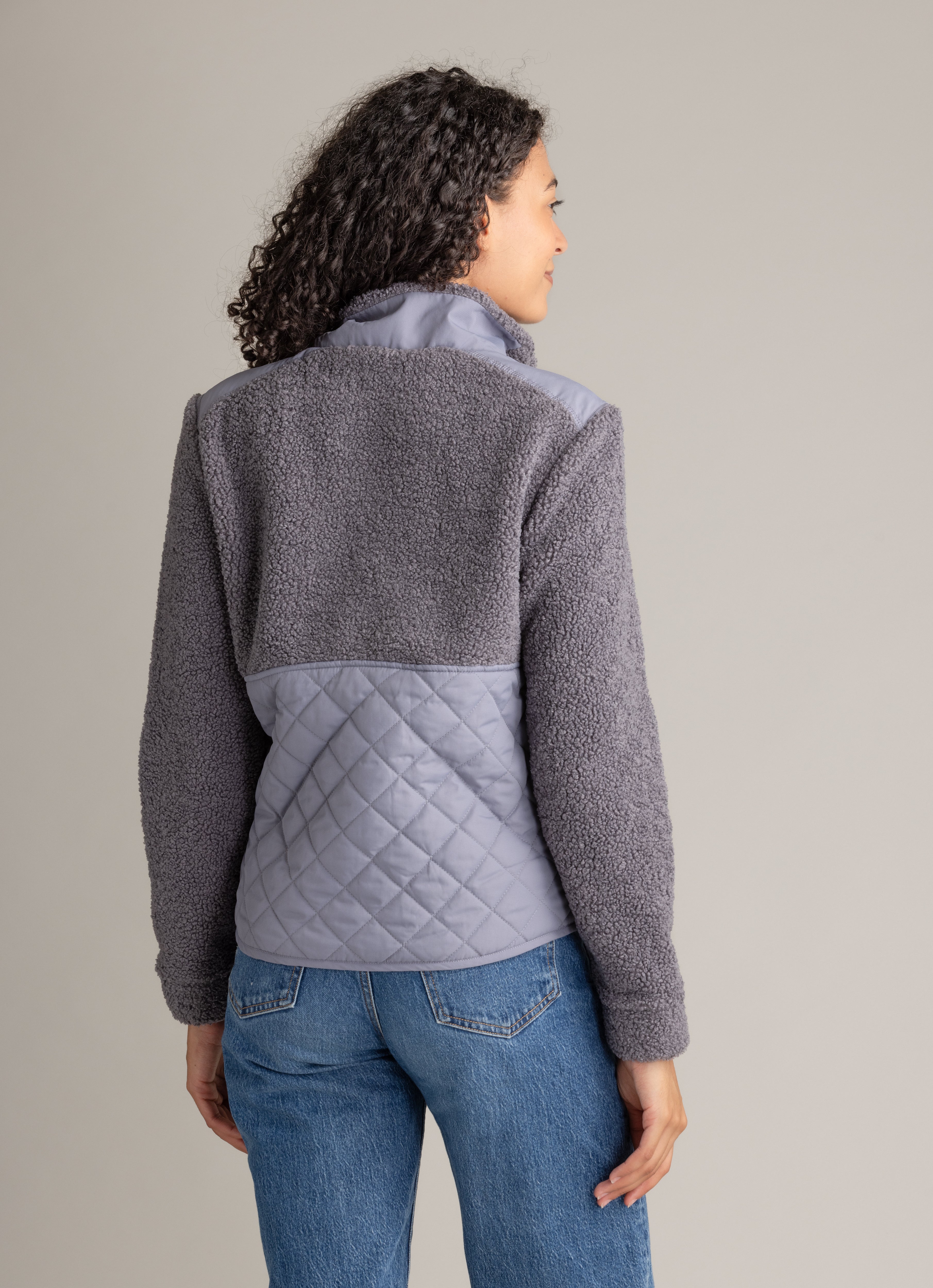 Women's Cori Full Zip Boucle Hybrid Jacket - LIV Outdoor