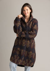 Women's Ainsley Long Sherpa Snap-Front Jacket