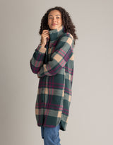 Women's Ainsley Long Sherpa Button Coat - LIV Outdoor