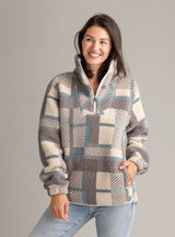 Women's Ainsley Plush Sherpa Pullover - LIV Outdoor