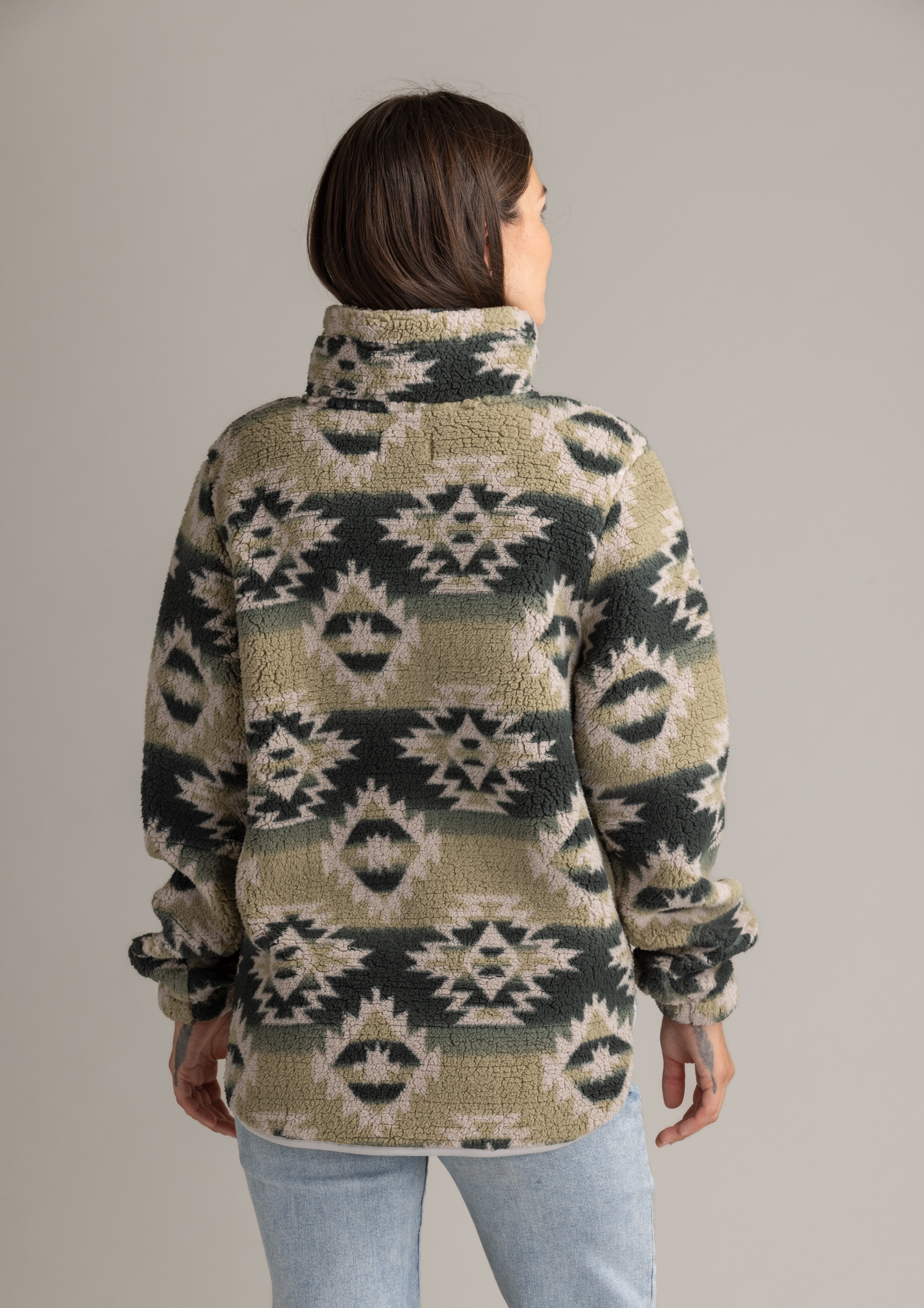Women's Ainsley Plush Sherpa Pullover - LIV Outdoor