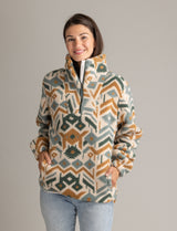 Women's Ainsley Plush Sherpa Pullover - LIV Outdoor