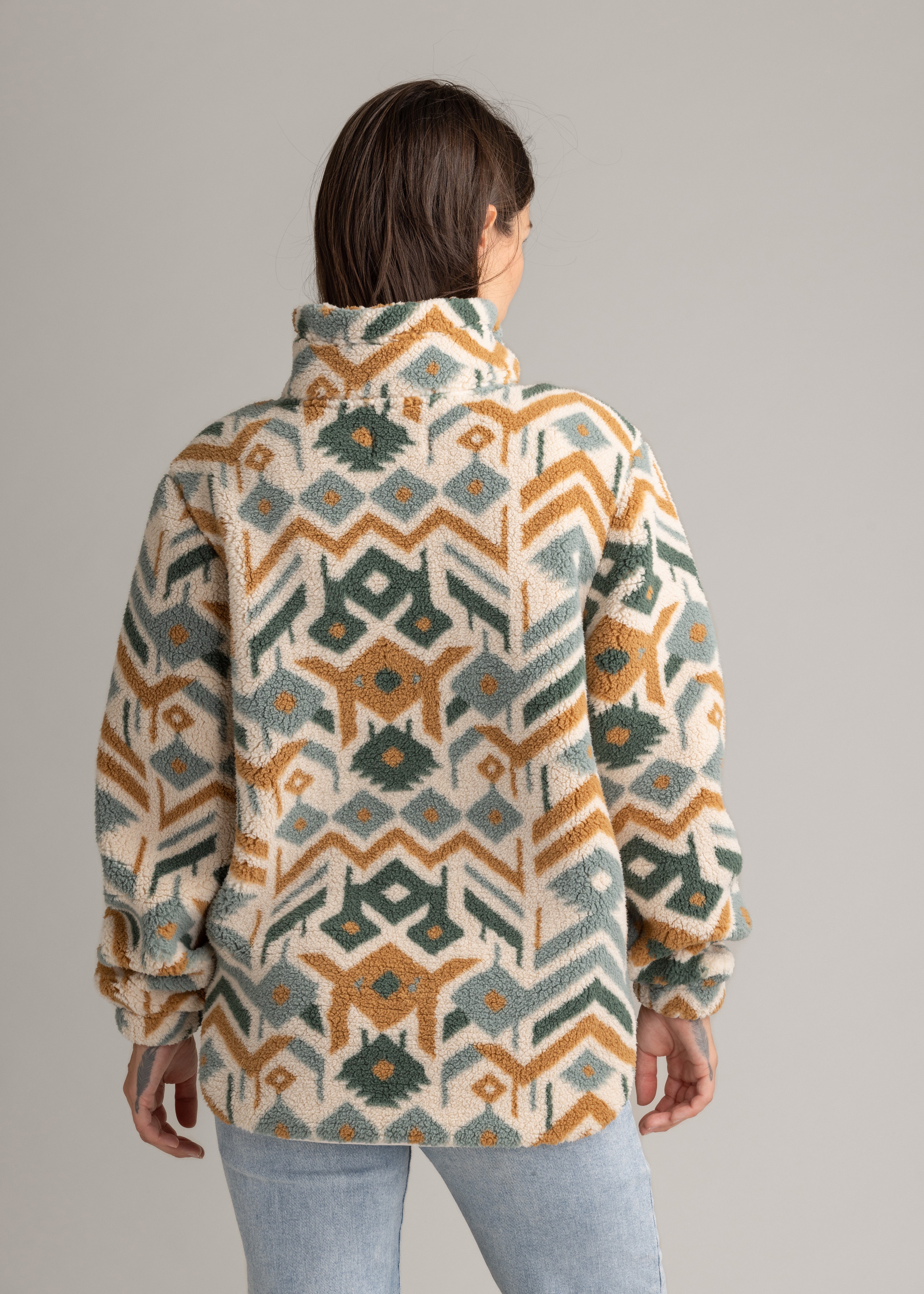 Women's Ainsley Plush Sherpa Pullover - LIV Outdoor