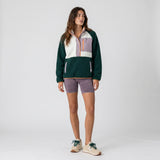 Women's Tara Jersey Lined Snap-Up Pullover - Multitone