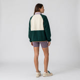 Women's Tara Jersey Lined Snap-Up Pullover - Multitone