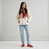Women's Tara Jersey Lined Snap-Up Pullover - Multitone