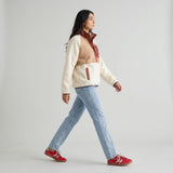 Women's Tara Jersey Lined Snap-Up Pullover - Multitone
