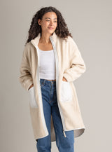 Women's Cori Boucle Long Coat - LIV Outdoor