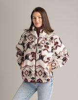 Women's Ainsley Full Zip Ultra Plush Sherpa Jacket in Plus sizing - LIV Outdoor