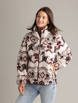 Women's Ainsley Full Zip Ultra Plush Sherpa Jacket in Plus sizing - LIV Outdoor