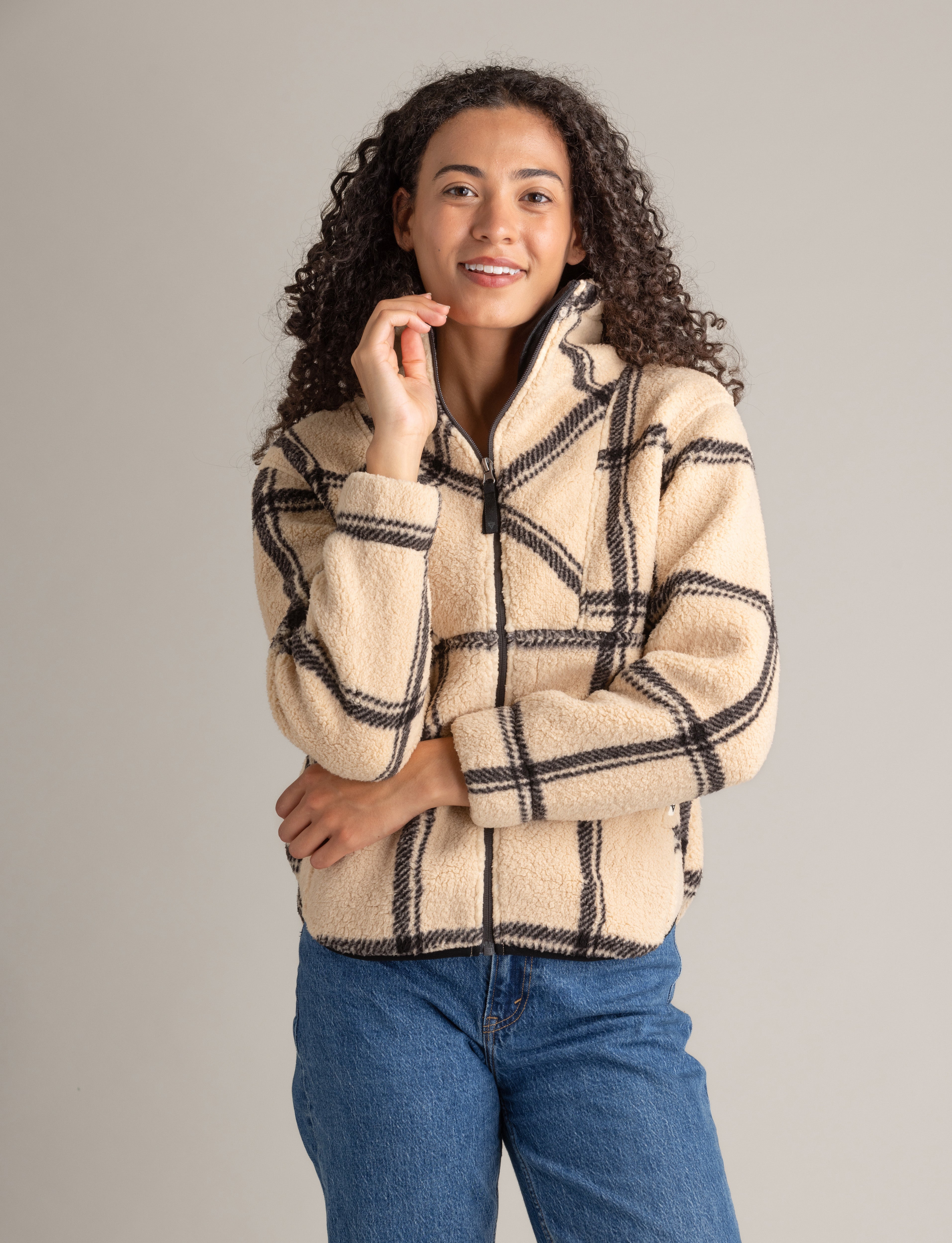 Women's Ainsley Full Zip Ultra Plush Sherpa Jacket