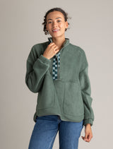 Women's Dawn Heavy Fleece Quarter Snap Pullover - LIV Outdoor