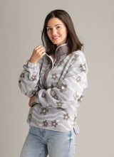 Women's Dawn Heavy Fleece Quarter Snap Pullover - LIV Outdoor