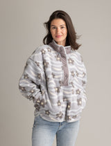 Women's Dawn Heavy Fleece Quarter Snap Pullover - LIV Outdoor