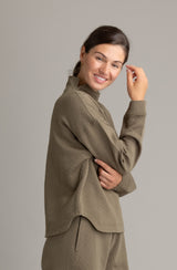 Women's Kaya Quilted Mock Crew - LIV Outdoor