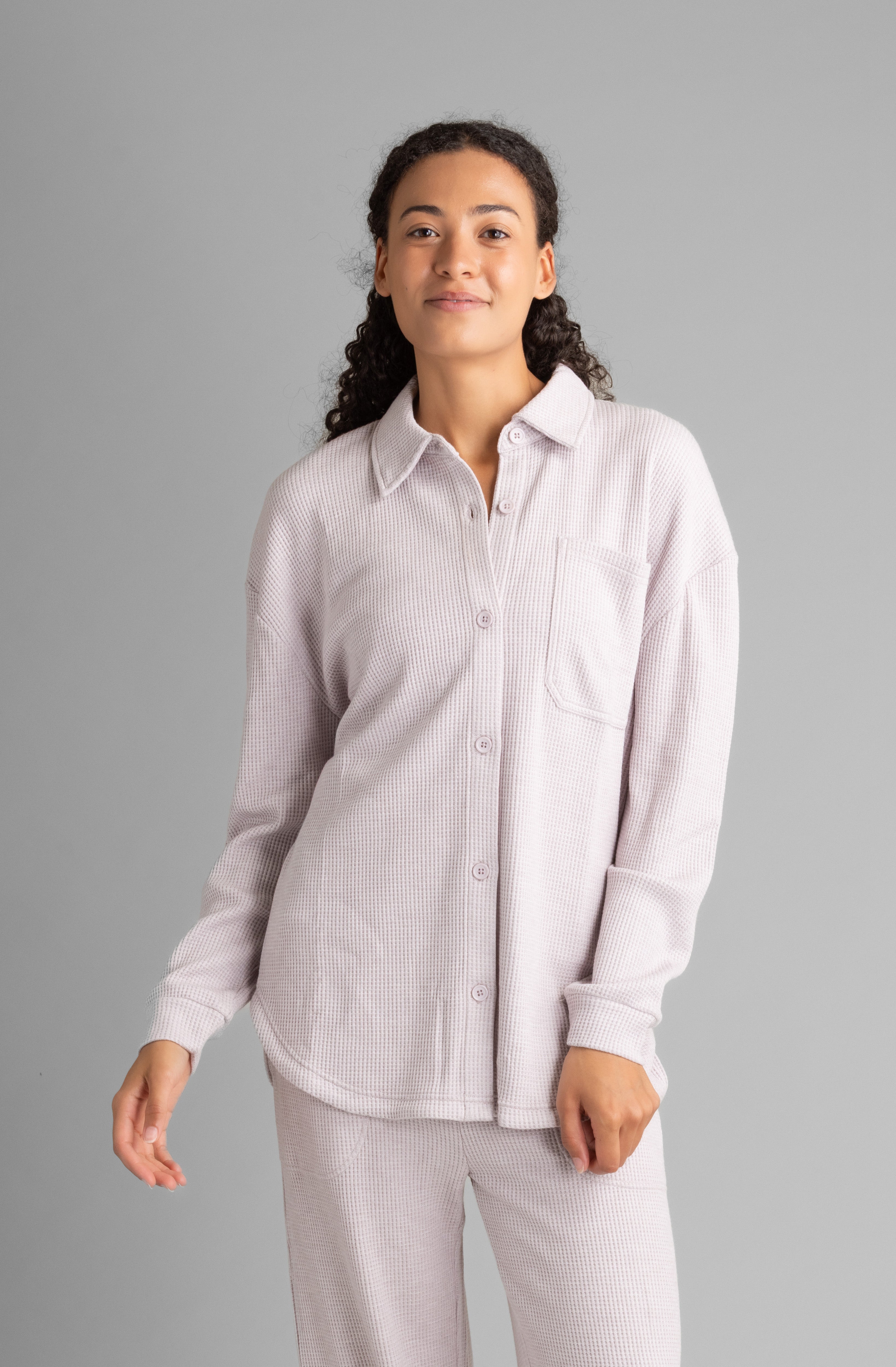 Women's Kigo Heavy Waffle Shacket - LIV Outdoor