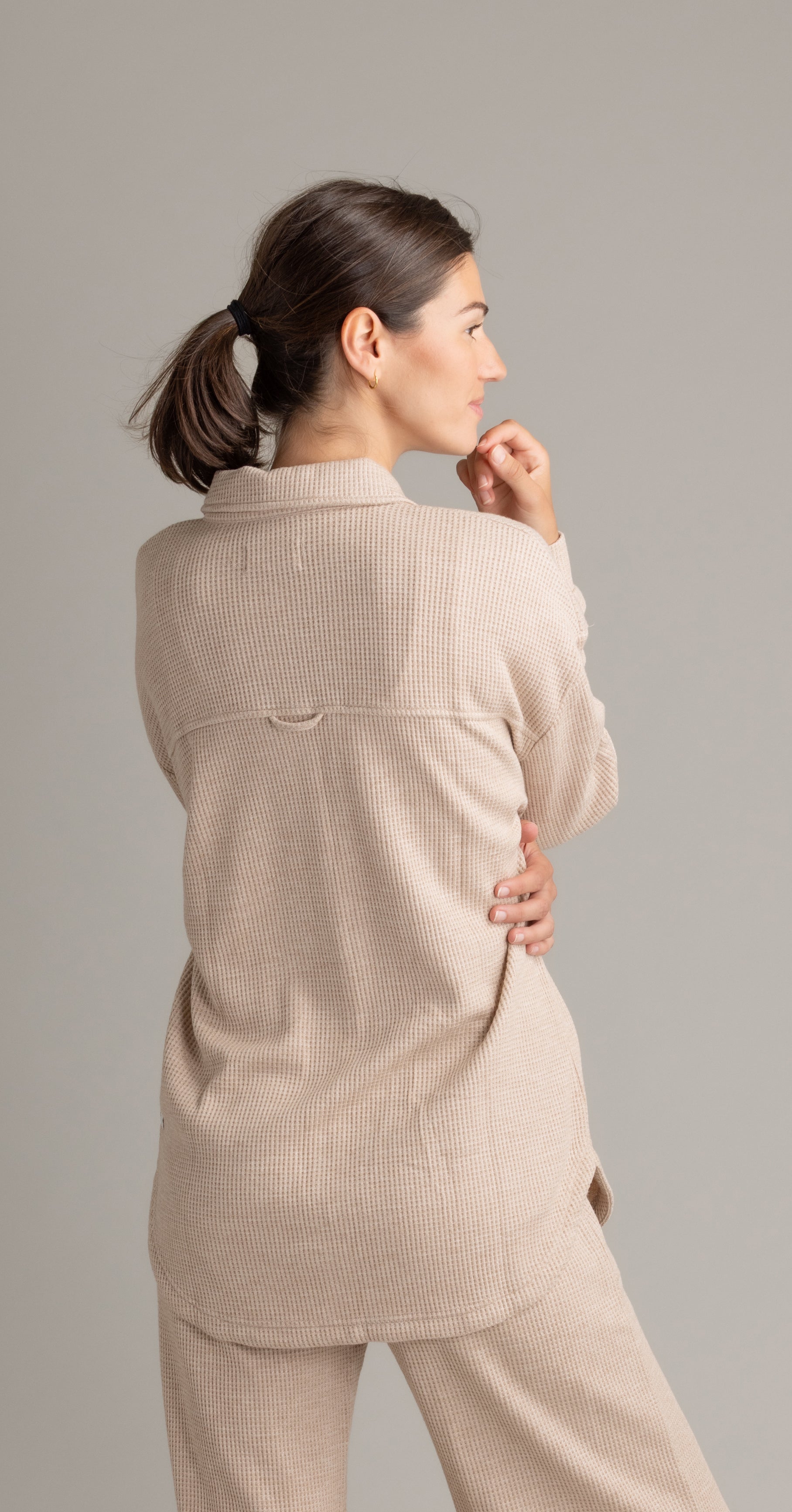 Women's Kigo Heavy Waffle Shacket - LIV Outdoor