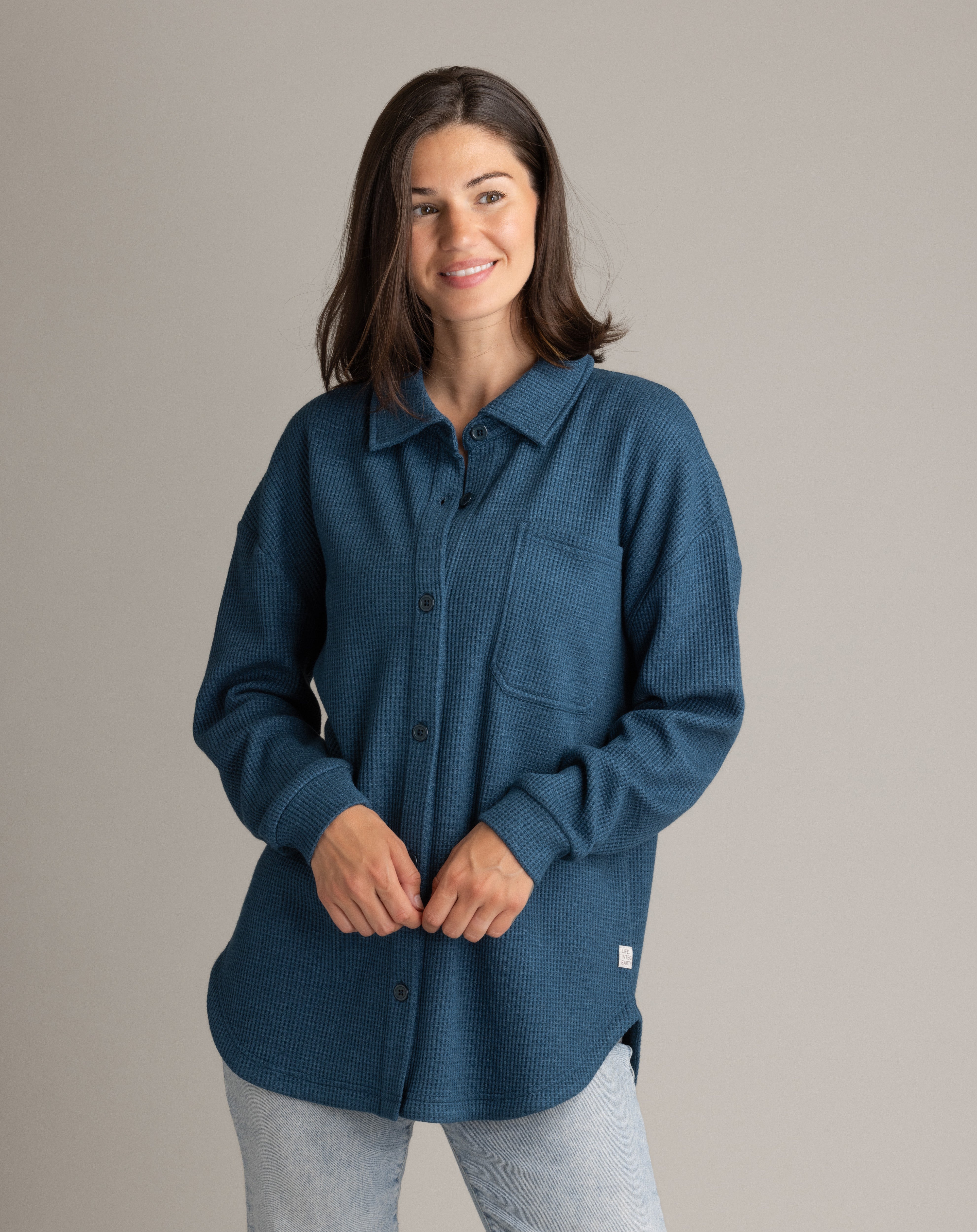 Women's Kigo Heavy Waffle Shacket - LIV Outdoor