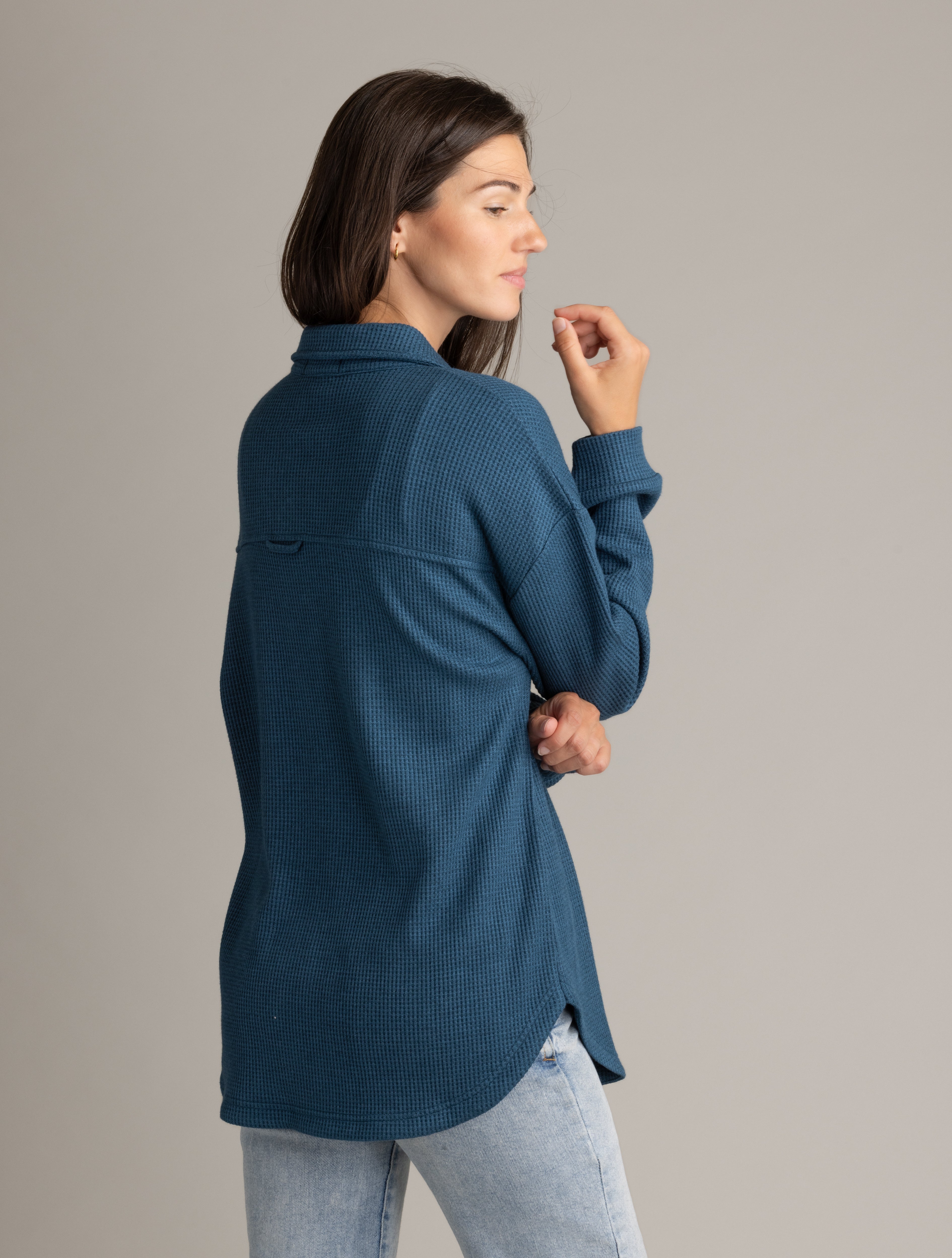 Women's Kigo Heavy Waffle Shacket - LIV Outdoor