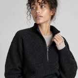 Women's Magnolia Quarter Zip Boucle Pullover