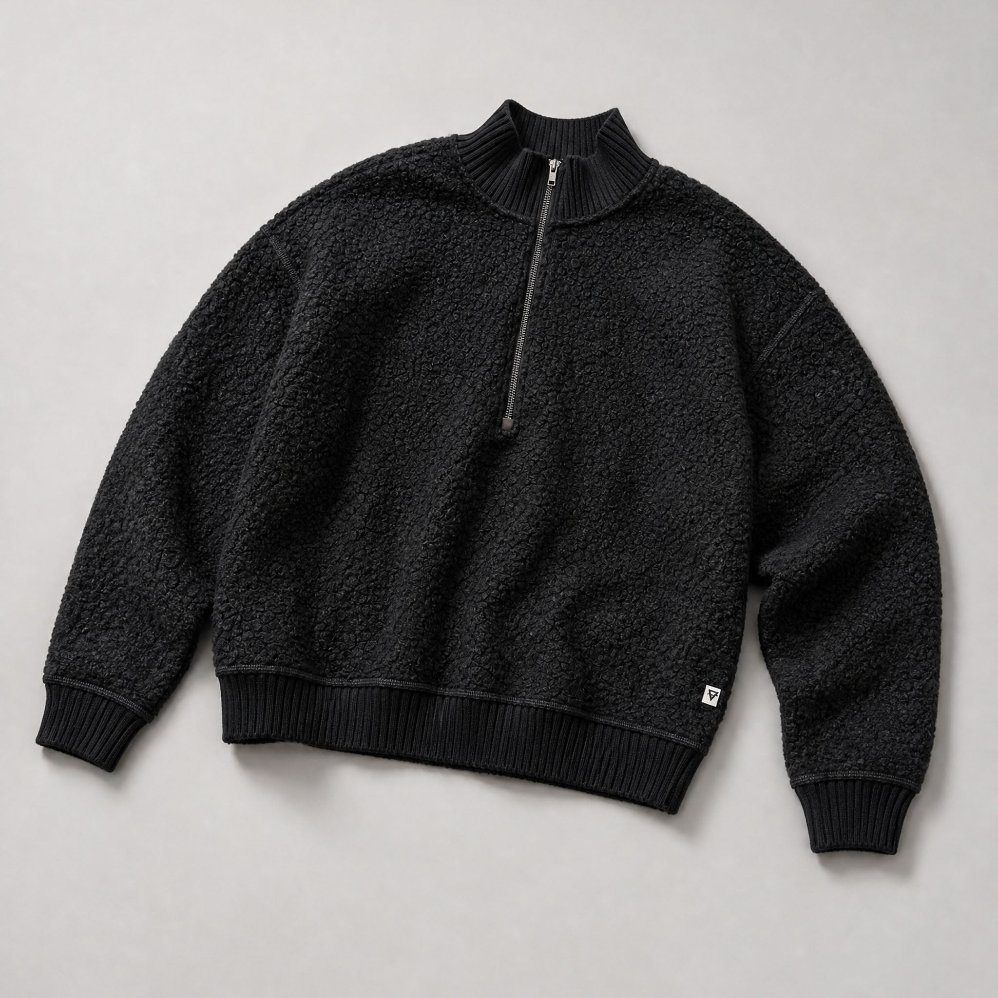 Women's Magnolia Quarter Zip Boucle Pullover
