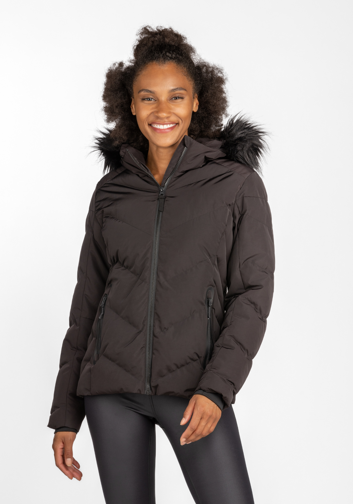 Outbound Women's Charlotte Packable Insulated Winter Puffer Jacket  Water-Resistant, Plum