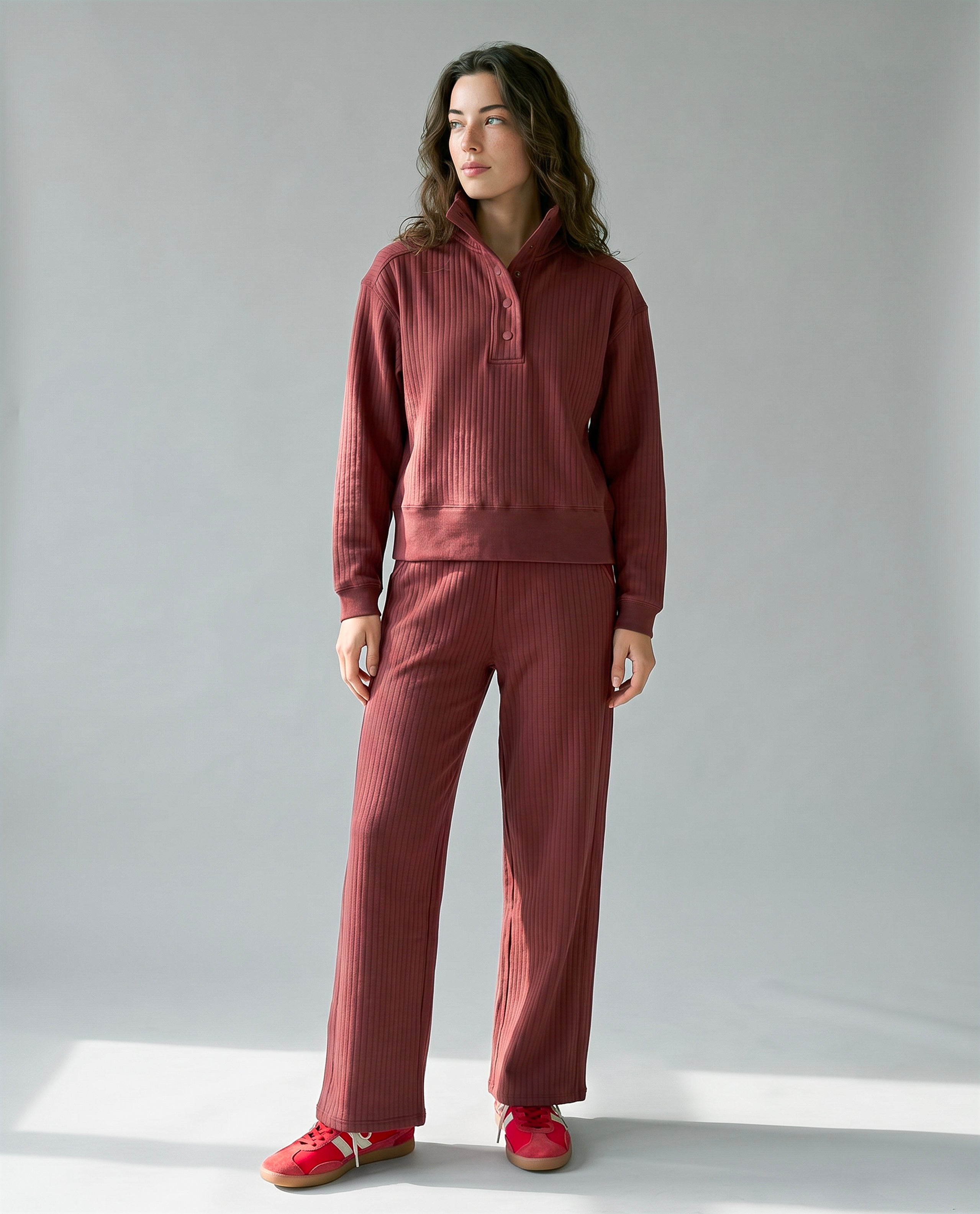 Women's Lucia Vertial Quilt Pullover