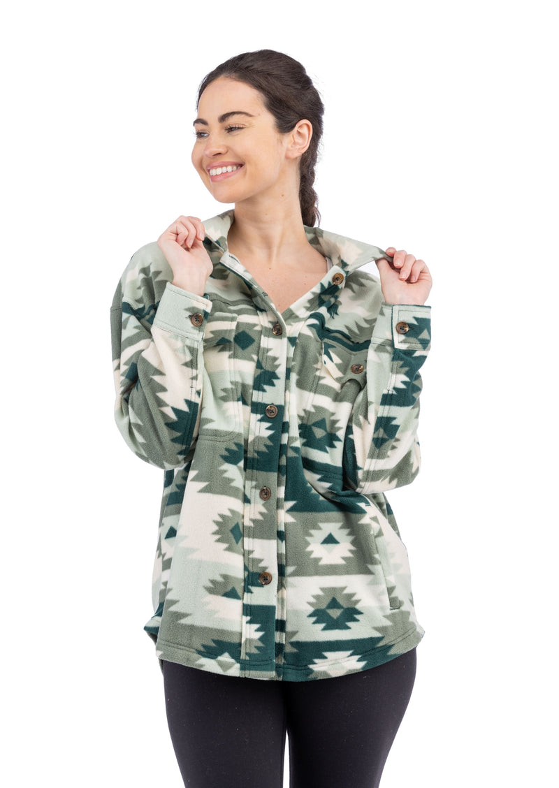 Women's Dakota Microfleece Shacket - LIV Outdoor