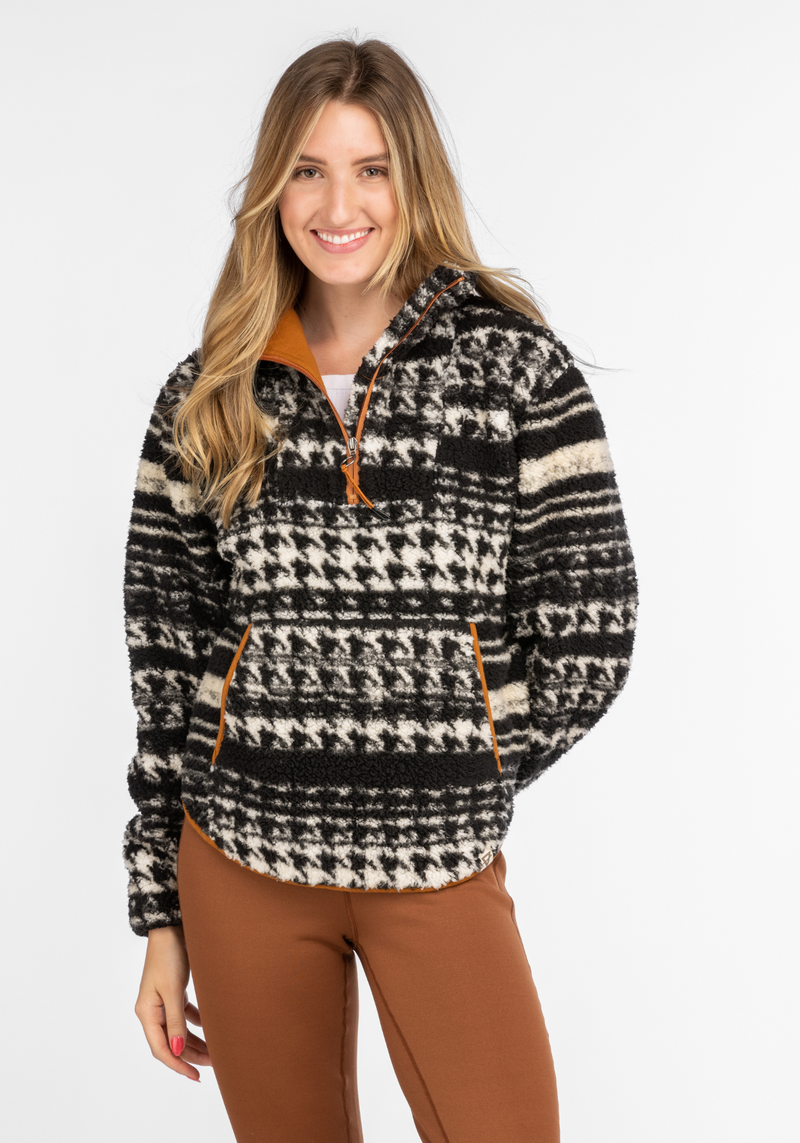 Women's Wiley Sherpa Pullover - Print - Plus - LIV Outdoor