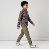 Unisex Trail Microfleece Printed Jacket - Youth Sizing