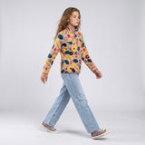 Unisex Trail Microfleece Printed Jacket - Youth Sizing