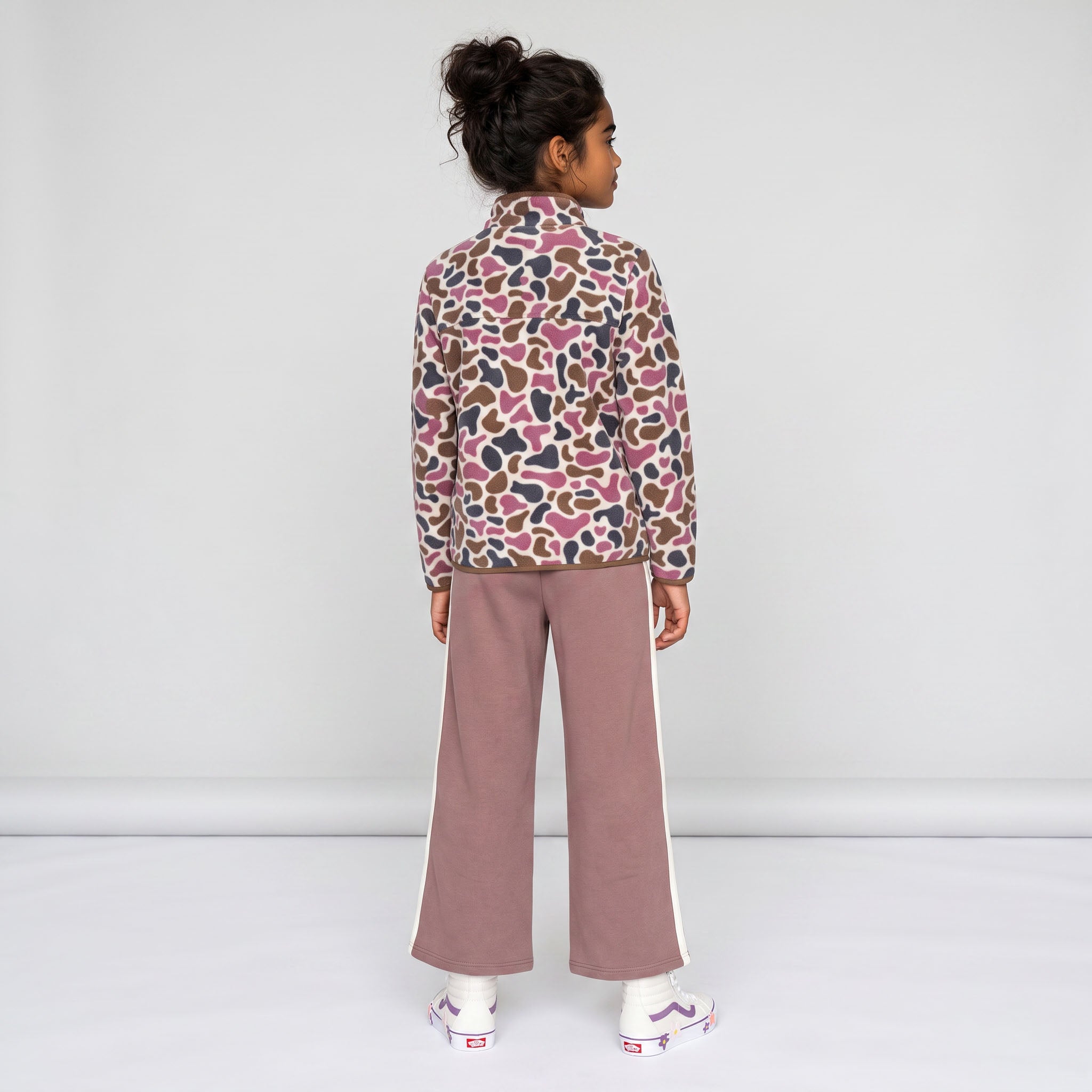 Unisex Trail Microfleece Printed Jacket - Youth Sizing