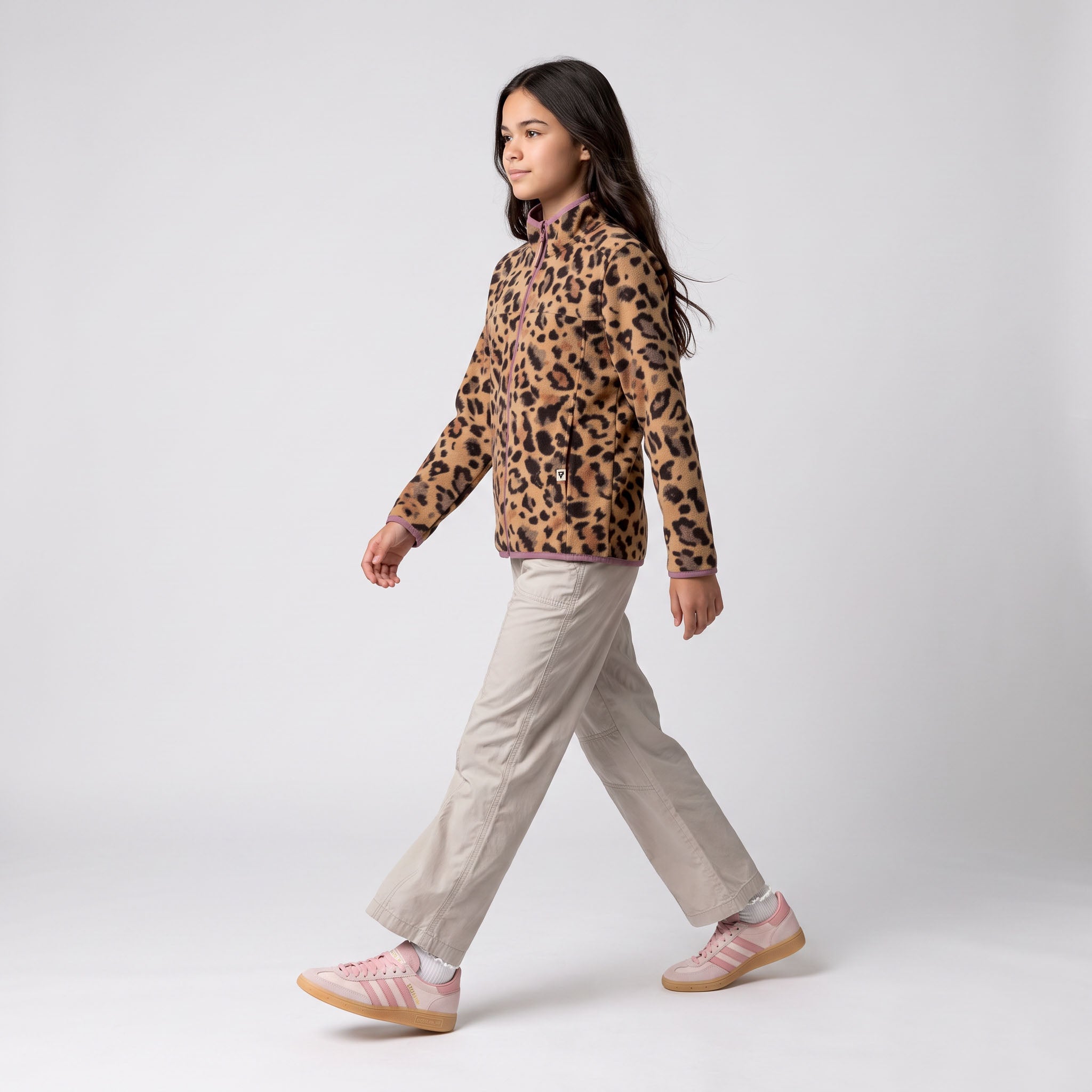 Unisex Trail Microfleece Printed Jacket - Youth Sizing