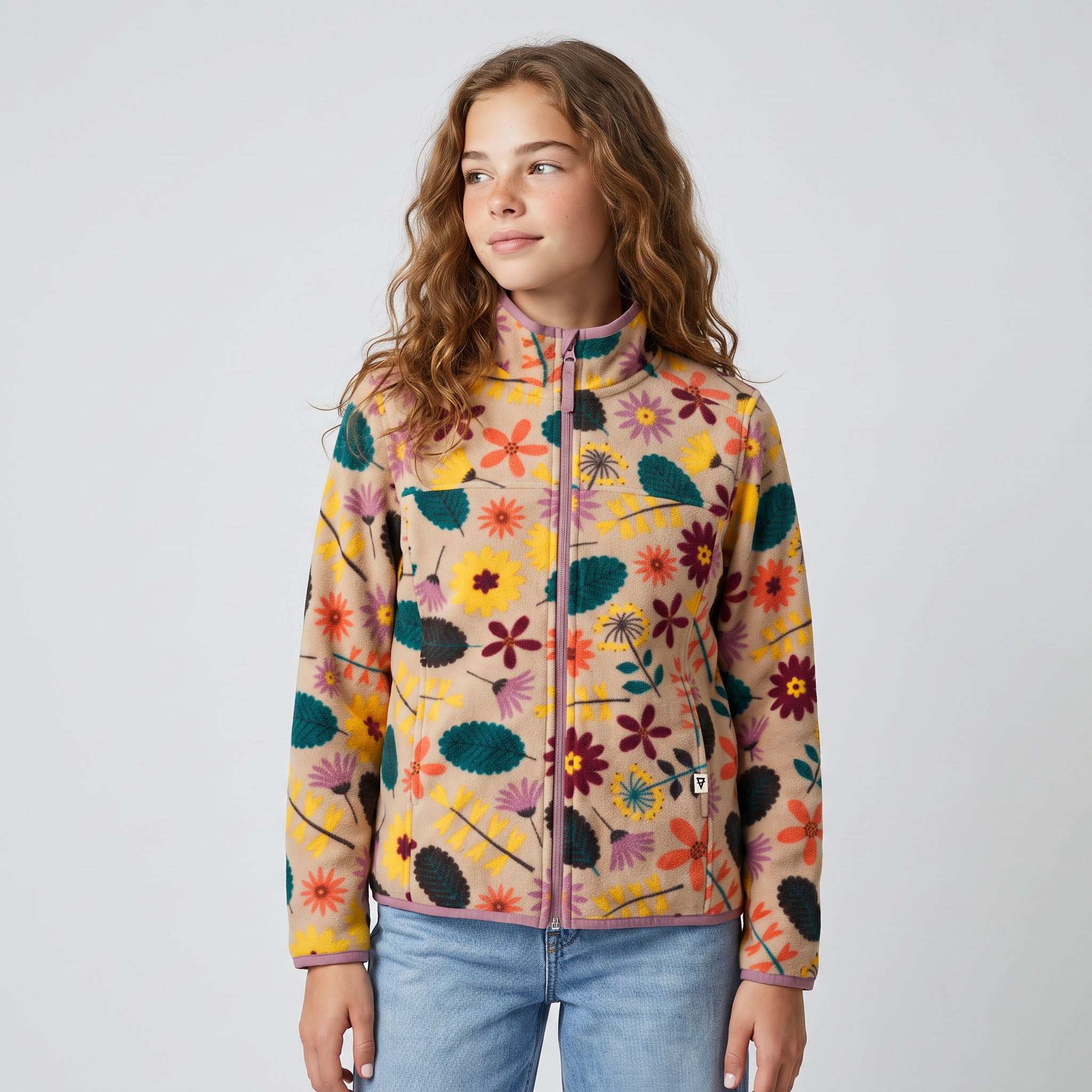 Unisex Trail Microfleece Printed Jacket - Youth Sizing